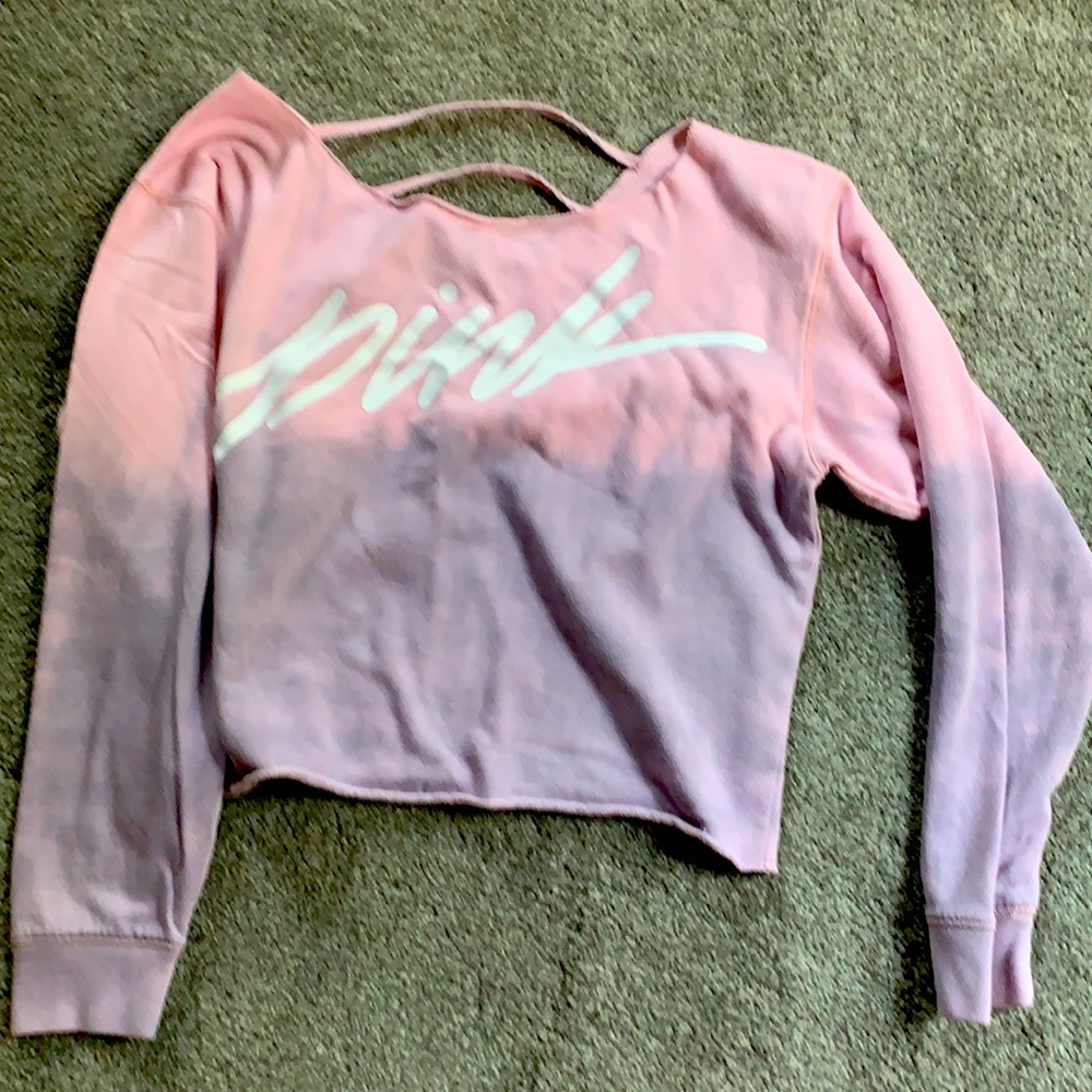 PINK SWEATSHIRT LIGHTWEIGHT SZ M